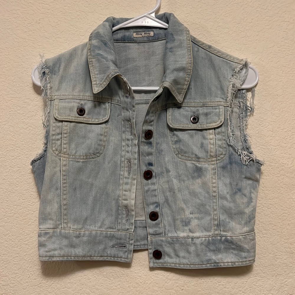 Vintage jeans Miu Miu vest